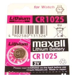 Bateria Litowa CR1025 Maxell (10x2,5mm)