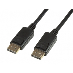 Przyłącze DisplayPort  wt - DisplayPort  wt (7.5M) Czarne ver. 1.2