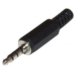 Wtyk Jack 3,5 (4pin) Lutowany Na Przewód