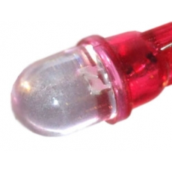 Żarówka LED 12V - Cokół R10 (Czerwona)