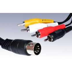 Przyłącze 4x Cinch wt - DIN 5 wt (5.0M)
