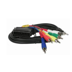 Przyłącze Euro wt - 6x Cinch wt (5.0M)