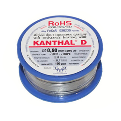 Drut Oporowy Grzejny Kanthal D 0.90mm 100 gram