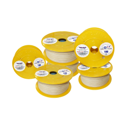 Przewód Pojedynczy LGY 0,50mm Beżowy/Biały (1.0M)