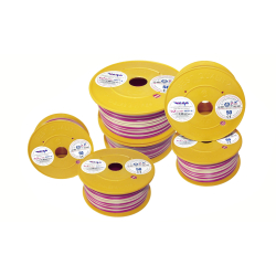 Przewód Pojedynczy LGY 2,50mm Biały/Fioletowy (100M)