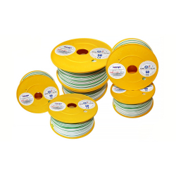 Przewód Pojedynczy LGY 2,50mm Biały/Zielony (1.0M)