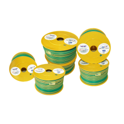 Przewód Pojedynczy LGY 1,50mm Zielony/Żółty (100M)