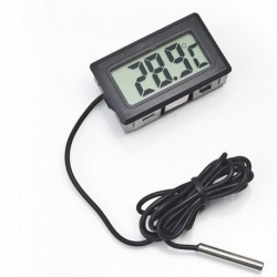 Laboratoryjny termometr panelowy LCD z sondą - 50°C do + 110°C